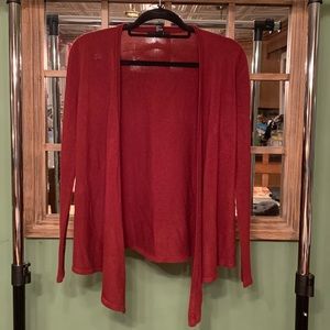 Deep Red Cardigan size small